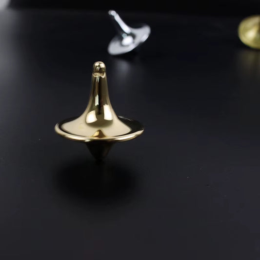 Hot Movie Totem Metal Gyro Hand Spinning Top Fingertips Small Cyclone Gyroscope Antistress Fidget Toys for Children Gifts