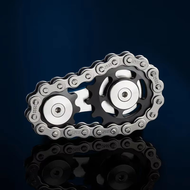 Metal Hand Spinner Chain Gear Metal Fidget Spinner Adult EDC Fidget Toys Focus ADHD Tool Office Stress Relief Toys